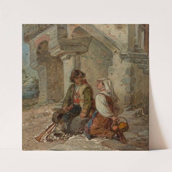 Italienisches Paar by Johann Grund