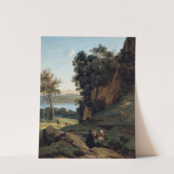 Italiens D’Albano by Jean-Baptiste-Camille Corot