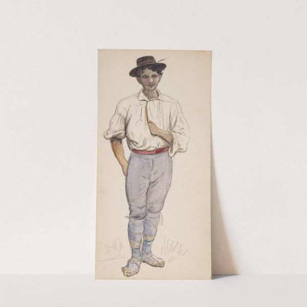 Italiensk bonde eller hyrde by Wilhelm Marstrand