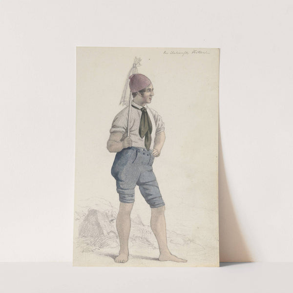 Italiensk fisker by Adolph Tidemand