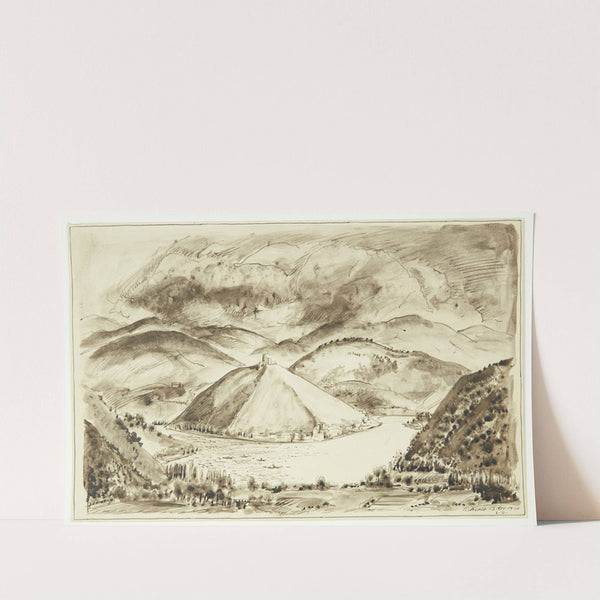 Italiensk landskab (1920) by Ernst Zeuthen