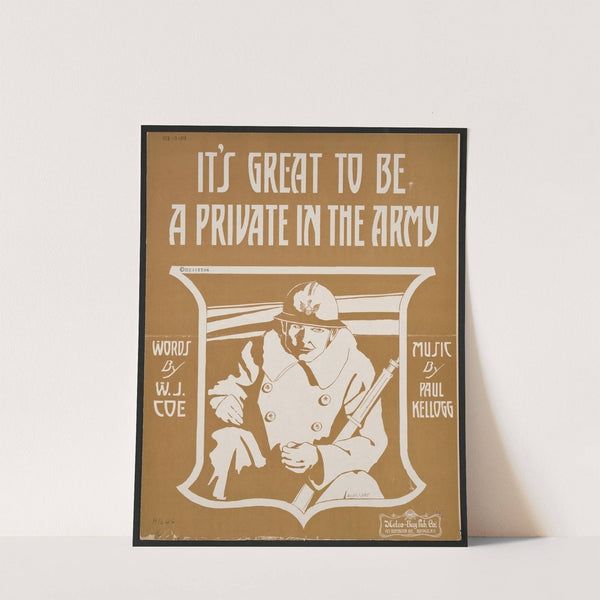 It's great to be a private in the army by Anonymous