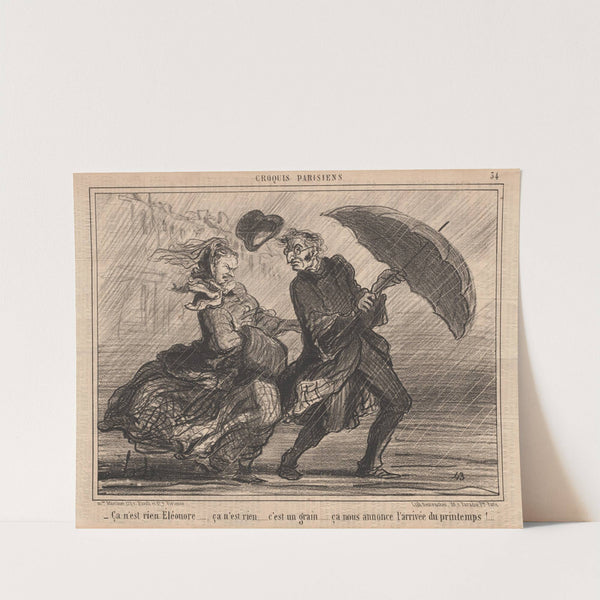 It’s nothing Eleanor… (1857) by Honoré Daumier