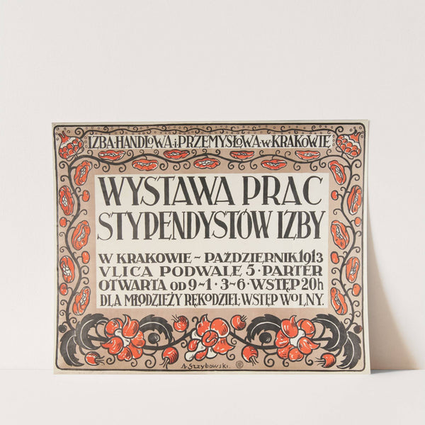 Izba Handlowa i Przemysłowa w Krakowie. Wystawa prac stypendystów Izby. by Aleksander Grzybowski