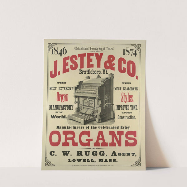 J. Estey & Co. by L.H. Biglow & Co