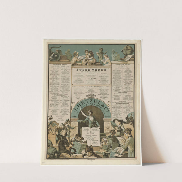 J. Hetzel & C.ie affiche Étrennes 1882 (1881) by Henri-Jules-Jean Geoffroy