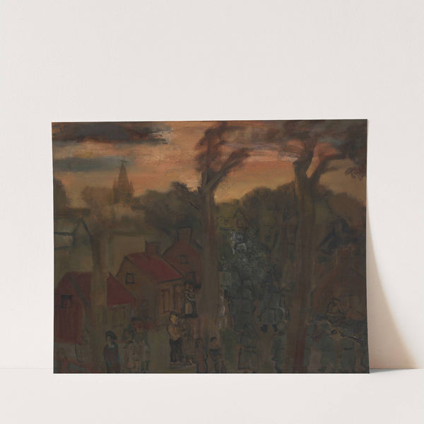 Jabbeke in 1940 (1940) by Constant Permeke