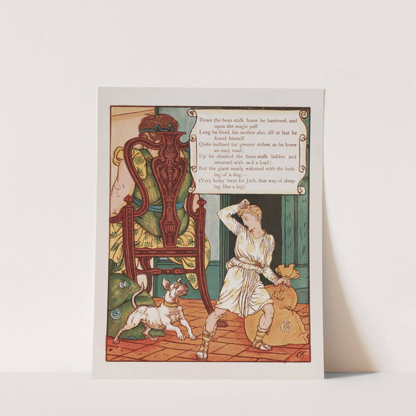 Jack and the bean-stalk Pl.6 (1876) by Walter Crane