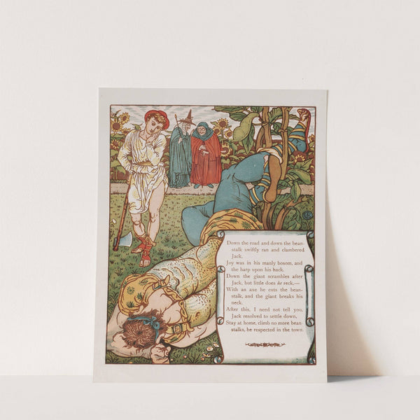 Jack and the bean-stalk Pl.8 (1876) by Walter Crane