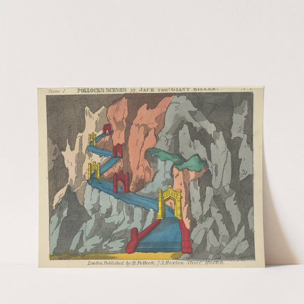 Jack and the Giant Killer, Scenes for a Toy Theater Pl.01 (1870–1890) by Benjamin Pollock