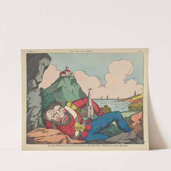 Jack and the Giant Killer, Scenes for a Toy Theater Pl.03 (1870–1890) by Benjamin Pollock