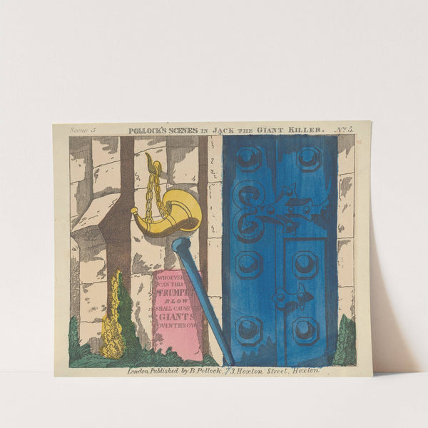 Jack and the Giant Killer, Scenes for a Toy Theater Pl.05 (1870–1890) by Benjamin Pollock