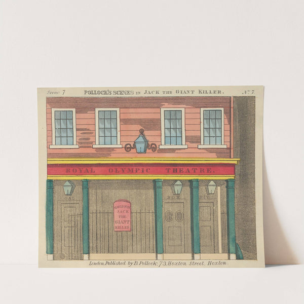 Jack and the Giant Killer, Scenes for a Toy Theater Pl.07 (1870–1890) by Benjamin Pollock