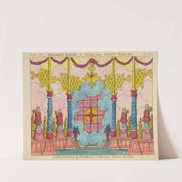 Jack and the Giant Killer, Scenes for a Toy Theater Pl.14 (1870–1890) by Benjamin Pollock