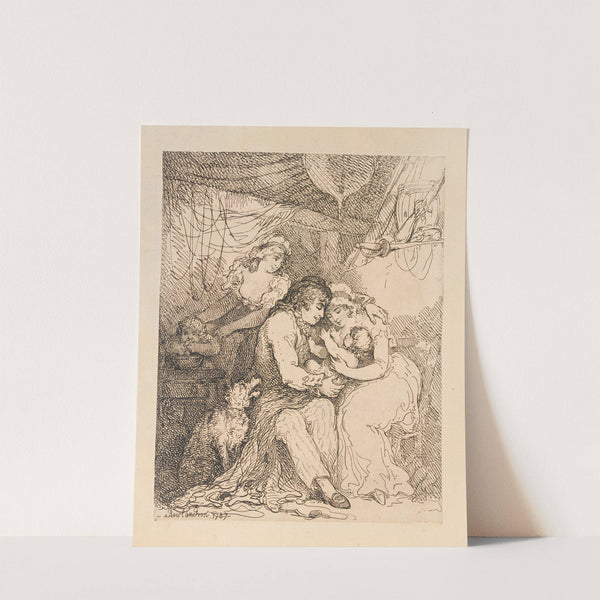 Jack at home. (1787) by Thomas Rowlandson