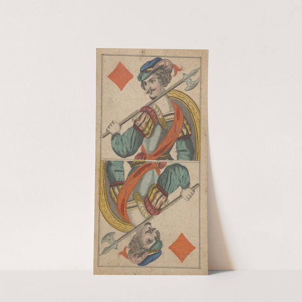 Jack of diamonds (1850) by Carl Holdhaus