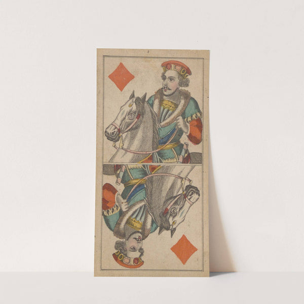 Jack of Diamonds. (1850) by Carl Holdhaus