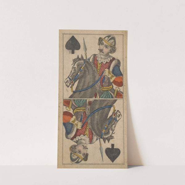 Jack of Spades (1850) by Carl Holdhaus