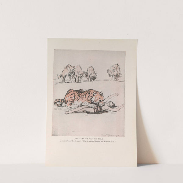 Jackals in the Political Field (1916-1917) by Louis Raemaekers