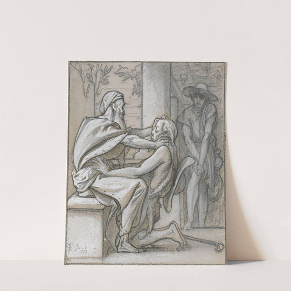 Jacob and Esau (1857) by Frederic Leighton