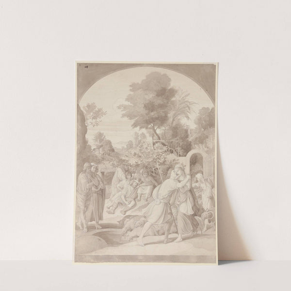 Jacob and Rachel by Julius Schnorr Von Carolsfeld
