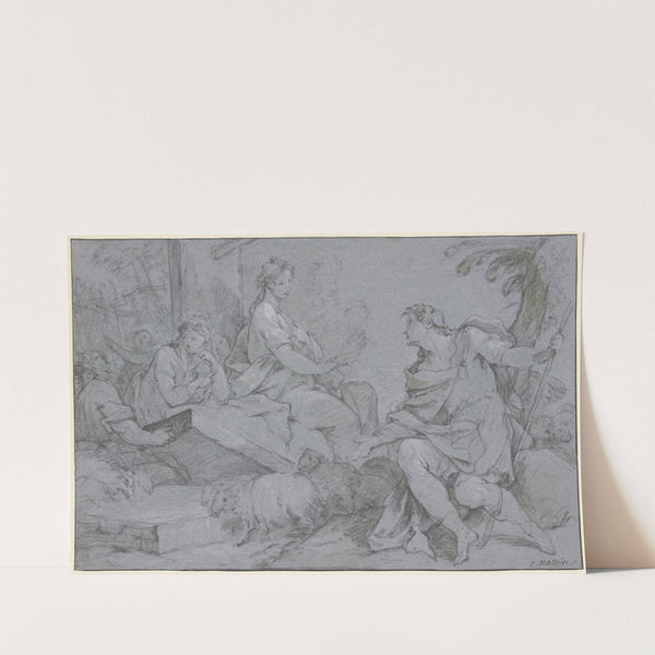 Jacob and Rachel at the Well (1732) by Charles-Joseph Natoire