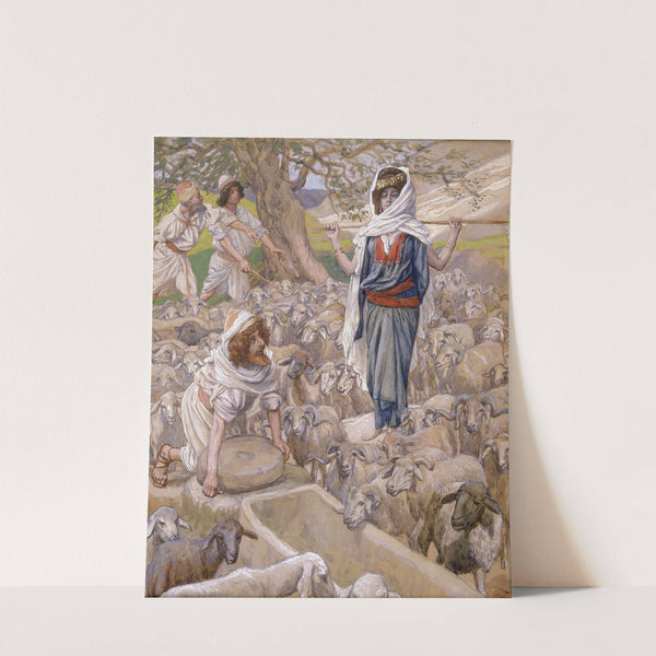 Jacob and Rachel at the Well (c. 1896-1902) by James Tissot