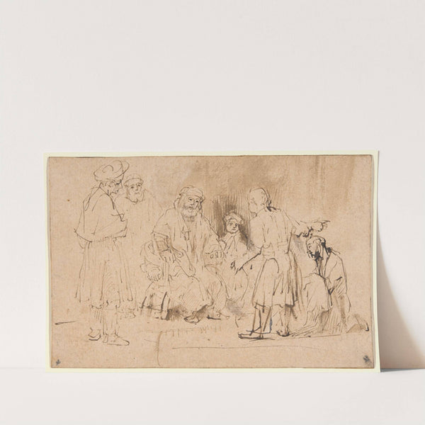 Jacob Shown Joseph’s Blood-Stained Coat (c. 1660) by Aert de Gelder