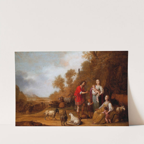 Jacob Urging Leah and Rachel to Flee from Laban by Pieter Symonsz Potter