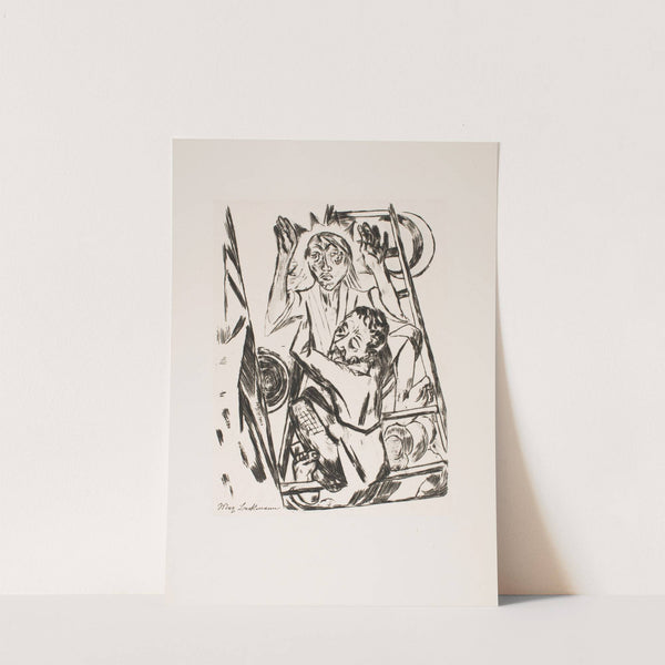 Jacob Wrestling with the Angel (1920) by Max Beckmann