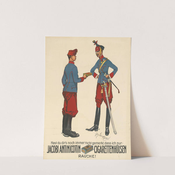 Jacobi Antinicotin Cigarettenhülsen (1911) by Fritz Schönpflug