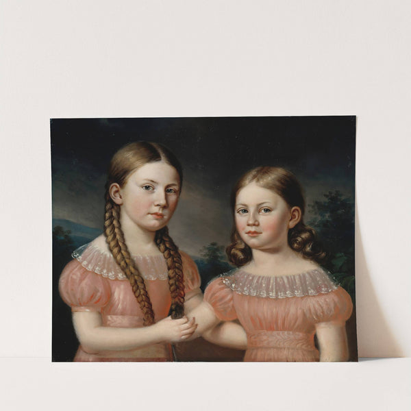 Jacobina And Helena Simelius (1820 - 1829) by Johan Erik Lindh