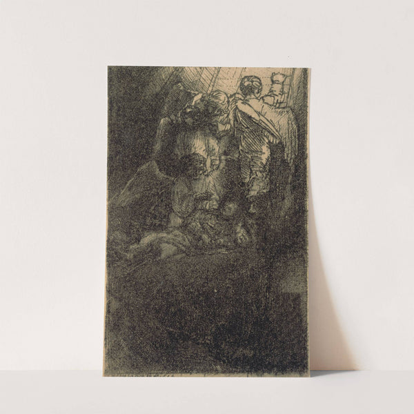 Jacob’s Ladder, illustration for 'La Piedra Gloriosa' by Rembrandt van Rijn