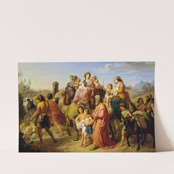 Jacob’s return (1841) by Karl von Blaas