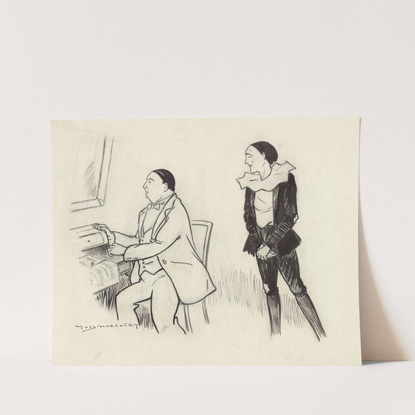 Jacquinet et Sahary-Djeli dans ‘L’enfant prodigue’ de Michel Carré (1913) by Yves Marevéry