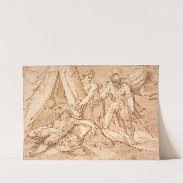 Jael og Sisera by Hans von Aachen