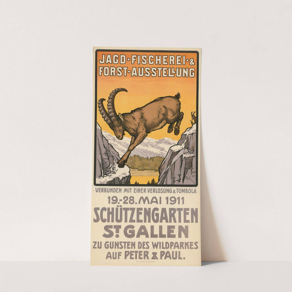 Jagd, Fischerei, Forst-Ausstellung 1911 St. Gallen (1911) by Philippe Arlen