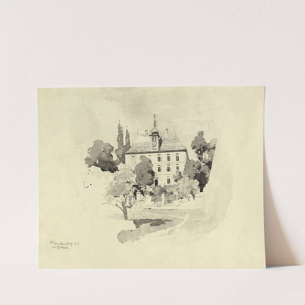 Jagdschloss Plankenberg (1890) by Carl Moll