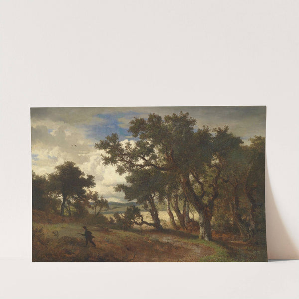 Jäger in Landschaft (1854) by Andreas Achenbach