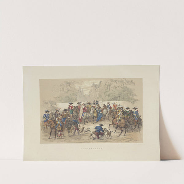 Jagtvermaak (1856) by Pieter Wilhelmus van de Weijer