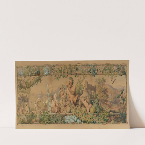 Jahreszeitenzyklus; Der Herbst (1862) by Adolf Schrödter