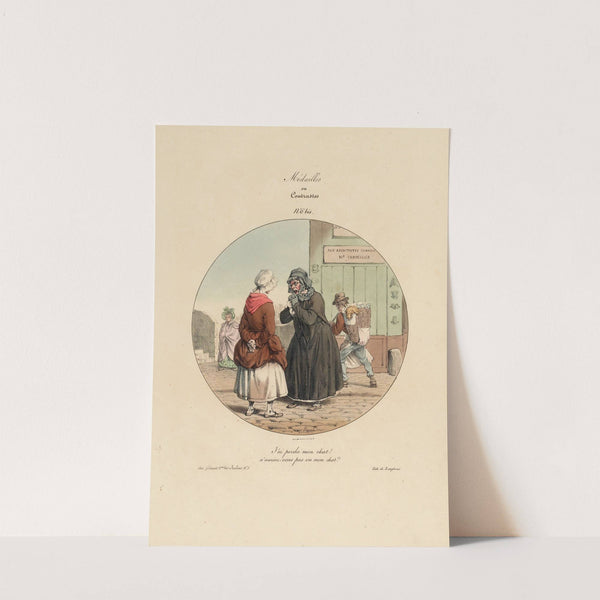 J’ai perdu mon chat .. (1829) by Edmé Jean Pigal