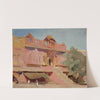 Jaipur – buildings. From the journey to India (1907) by Jan Ciągliński
