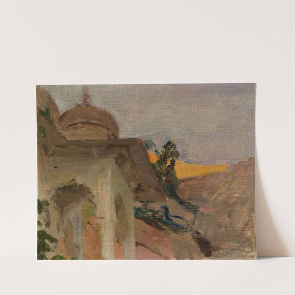 Jaipur – nude with a peacock. From the journey to India (1907) by Jan Ciągliński