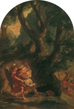Jakob ringt mit dem Engel (1850-1856)