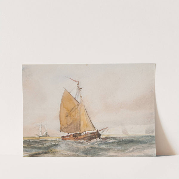 Jakt under segel by Bror Jacob Adelborg