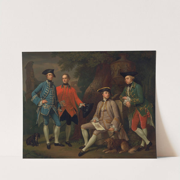 James Grant of Grant, John Mytton, the Hon. Thomas Robinson, and Thomas Wynne by Nathaniel Dance Holland