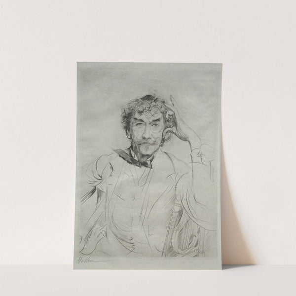 James MacNeill Whistler (1897) by Paul César Helleu