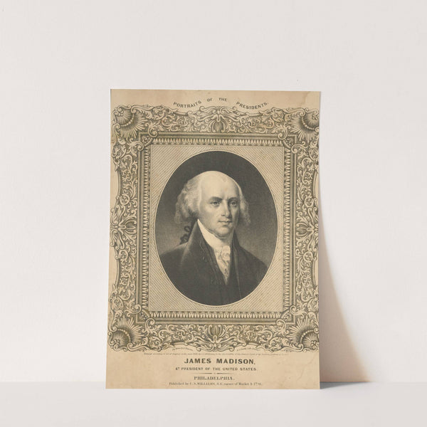 James Madison, 4th President of the United States. (1846) by Albert Newsam