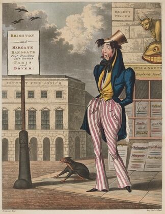 3 crows – bad luck. In town in September or the last of the Goths! (1820)